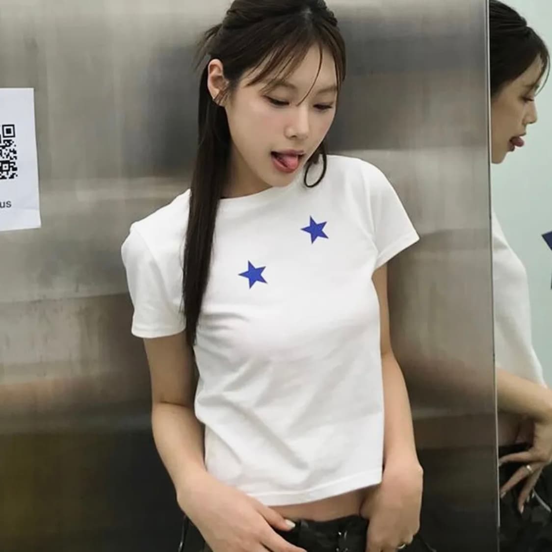 더바이닐하우스 STAR TEE WHITE (c) 상품이미지1