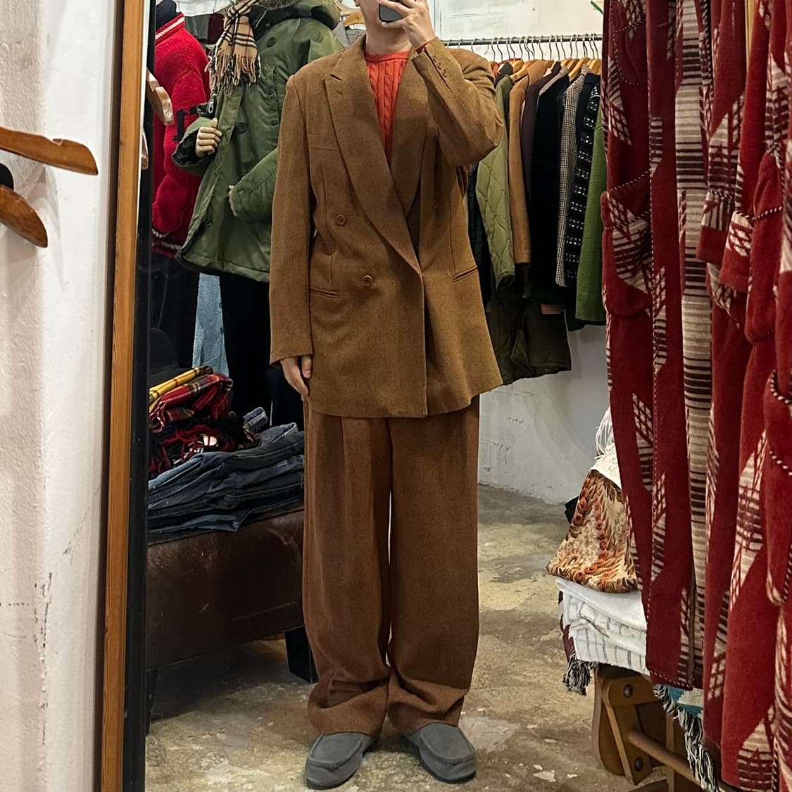 (착용컷) GIORGIO ARMANI 더블 브레스트 셋업 (남성용) 상품이미지2