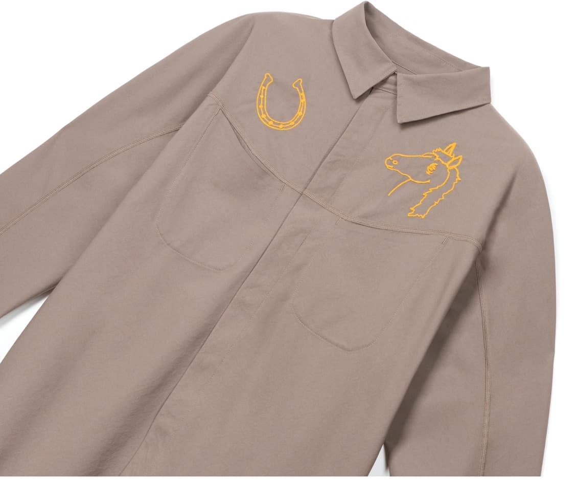 satisfy 새티스파이 피스쉘 리버 셔츠 팔콘 L 상품이미지2