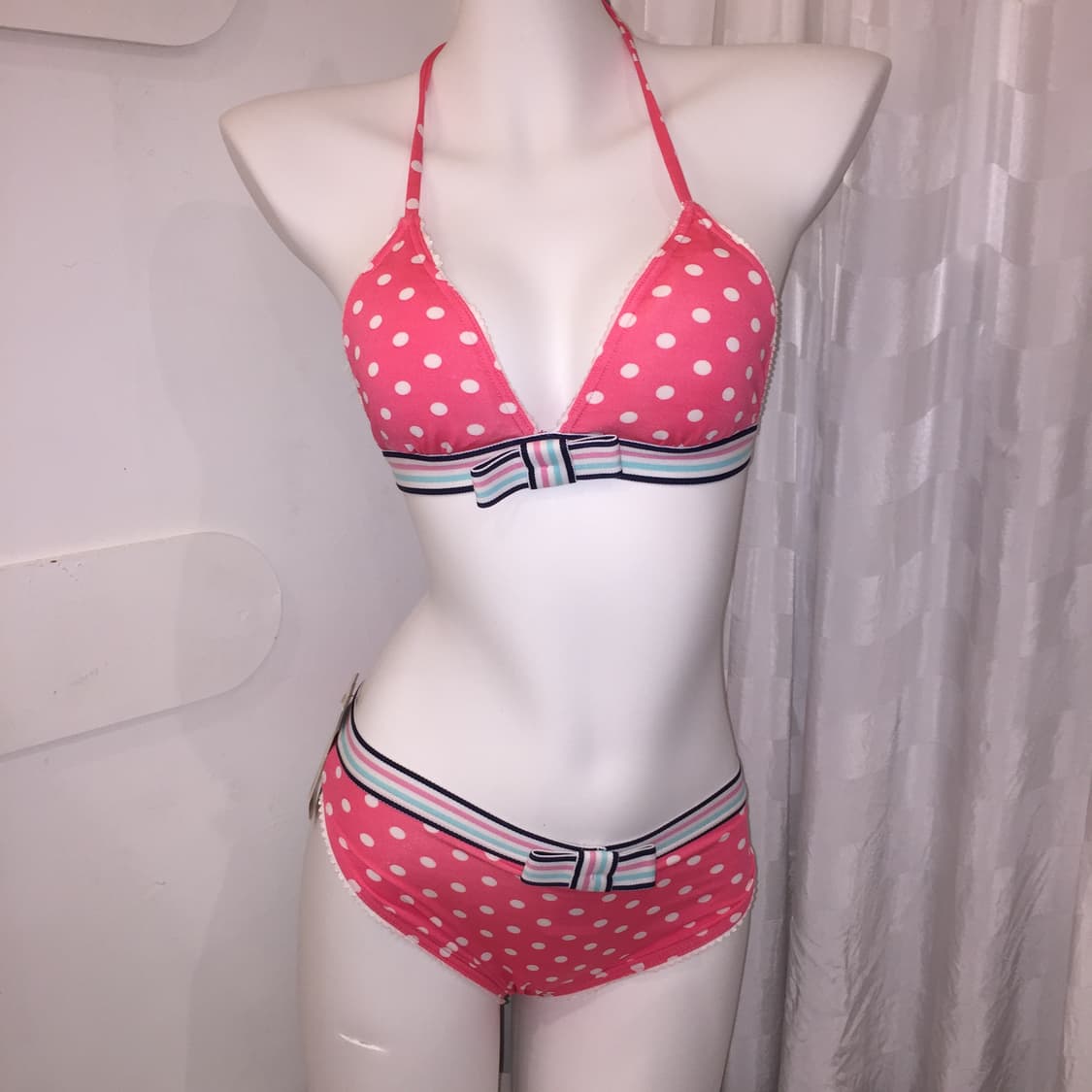Juicy Couture 쥬시꾸뛰르 히메갸루 핑크 도트 비키니 상품이미지1