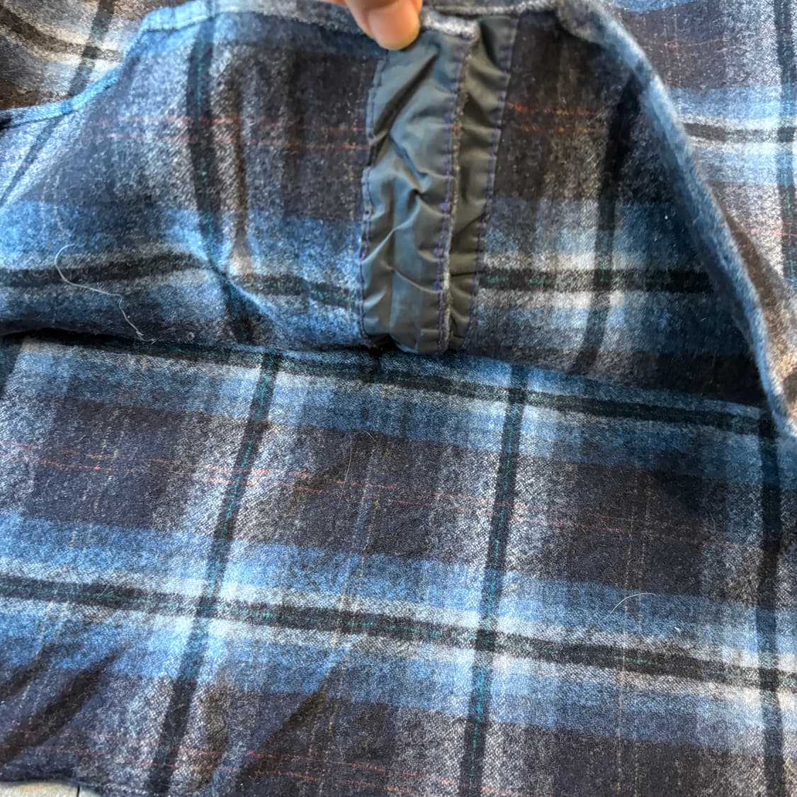 80년대 미국 생산 펜들턴 체크 울 셔츠  상품이미지6