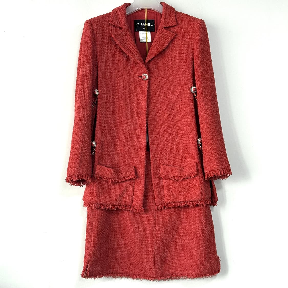 샤넬 체인 트위드 자켓 스커트 투피스 set 상품이미지1