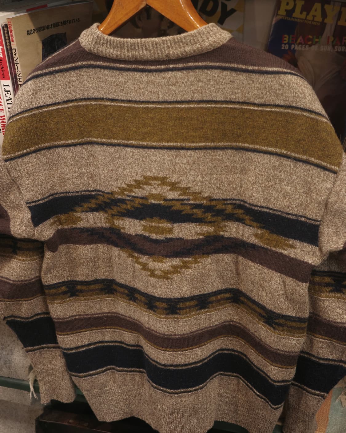 빈티지 나바호 패턴 니트 상품이미지5