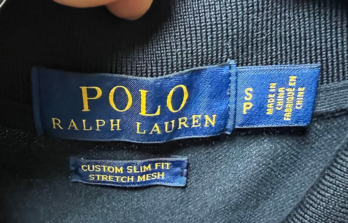 POLO 폴로 여자 배색 반팔 카라티 블랙 캐주얼 베이직 M 95 66 상품이미지3