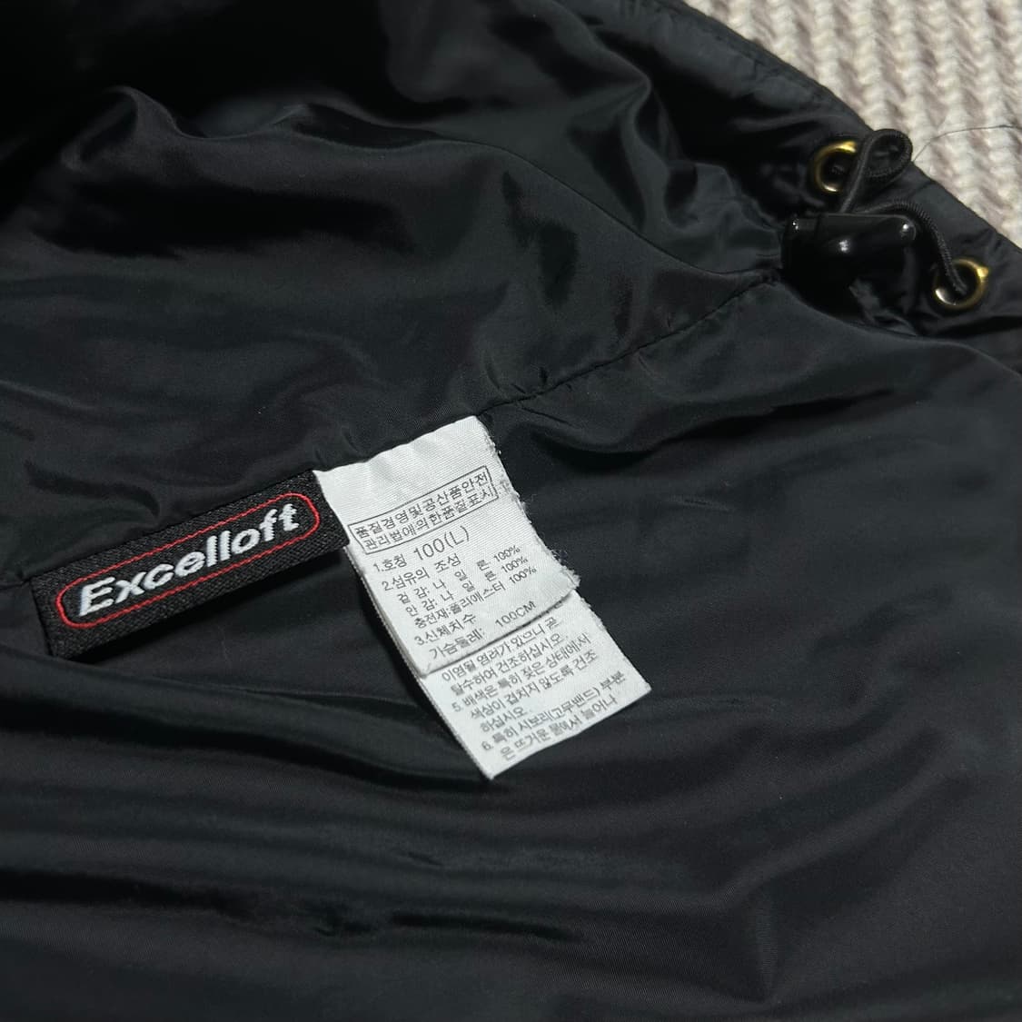 [L] Northface 노스페이스 경량 엑셀로프트 누빔 집업 자켓 상품이미지5