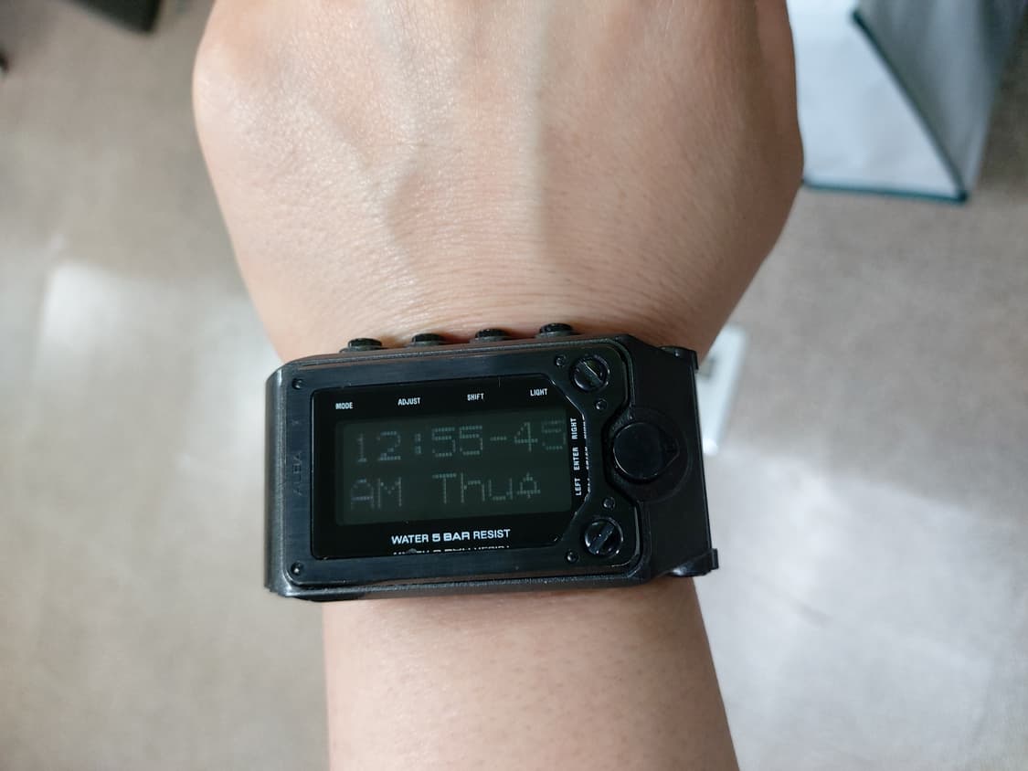 세이코 알바 웹 블랙 디지털  상품이미지4