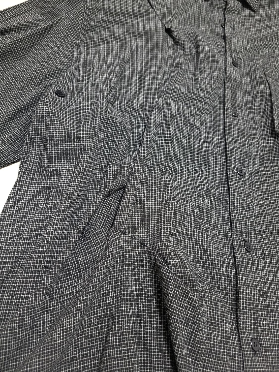 Nos Couleurs 노쿨러스 체크바이트 셔츠 1 상품이미지3