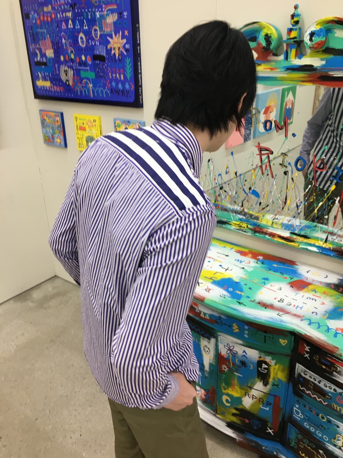 마르지엘라 디스트레스드  셔츠 상품이미지1