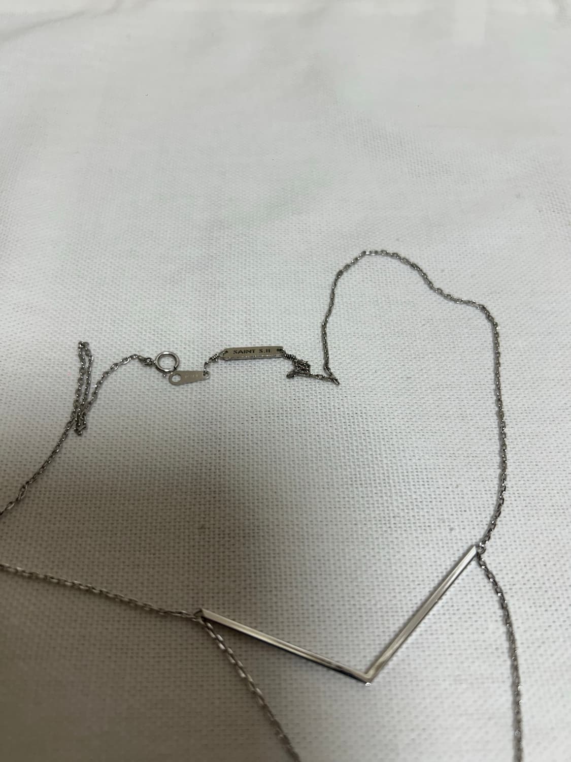 에스실 V쉐입 삼각 목걸이 상품이미지4