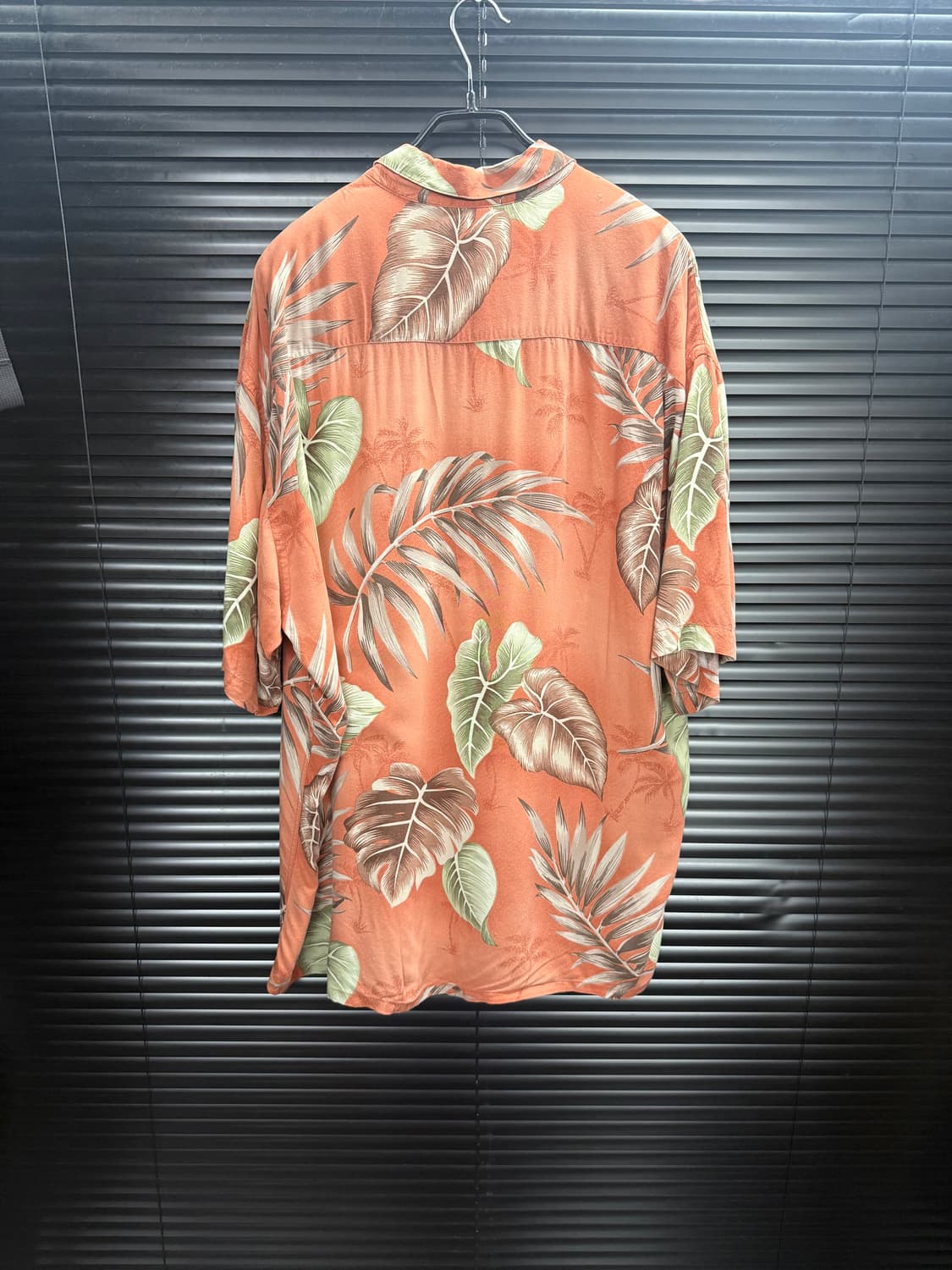 WINDHAM POINTE 트로피칼 패턴 하와이안 셔츠 반팔 핑크 XL 상품이미지4