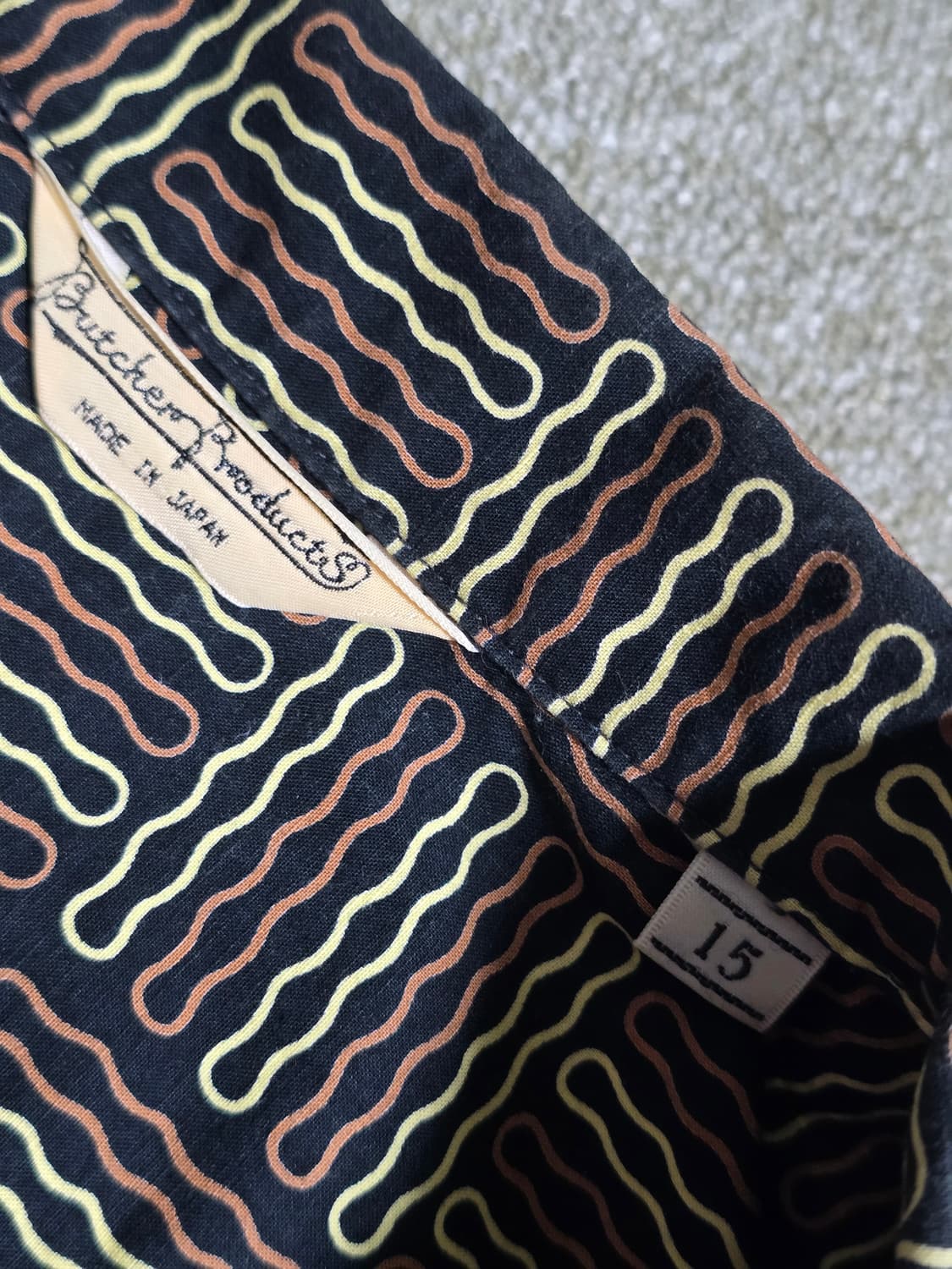 타임원클로딩 부처프로덕츠 지오메트릭 셔츠  15 엣라코 엣라스트 상품이미지3