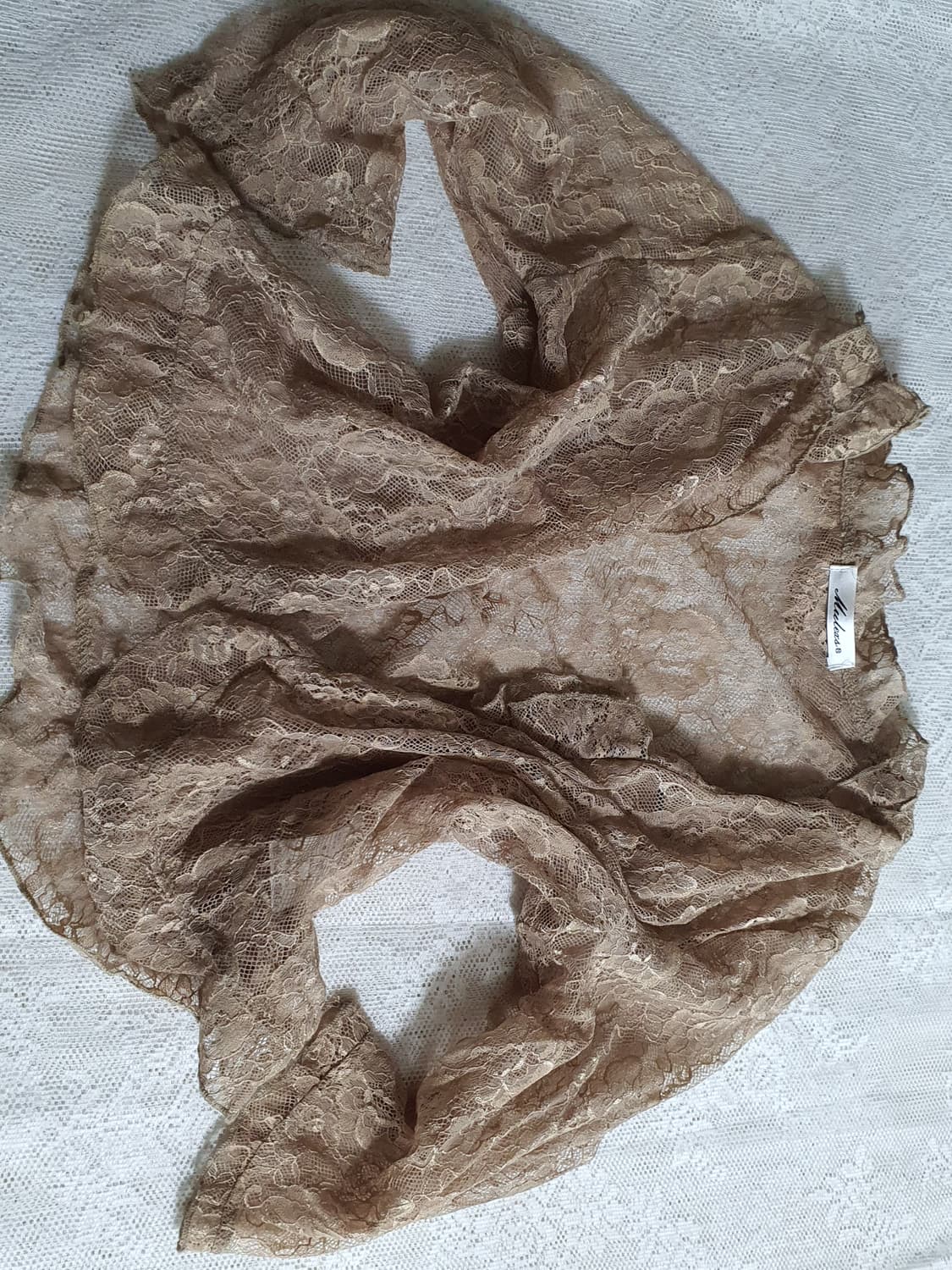 [일본빈티지] 갸루 레이스 프릴 반팔 가디건 상품이미지8