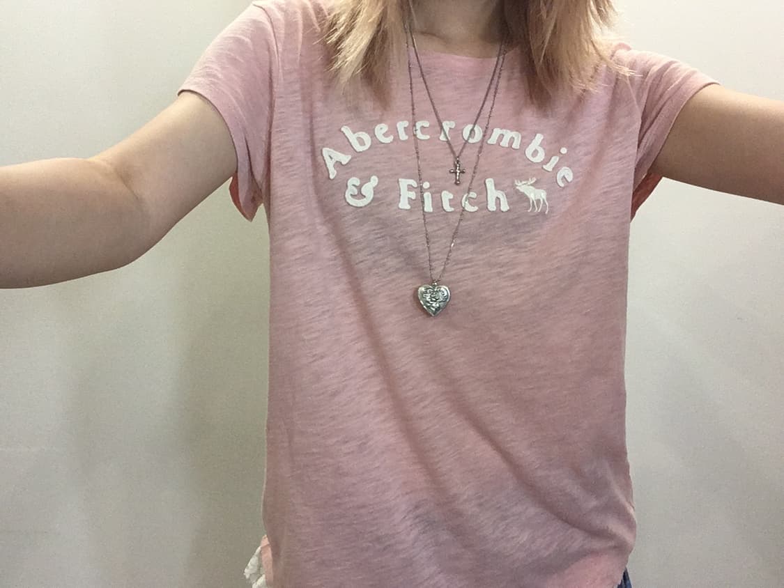 Abercrombie highteen pink t shirt 상품이미지2