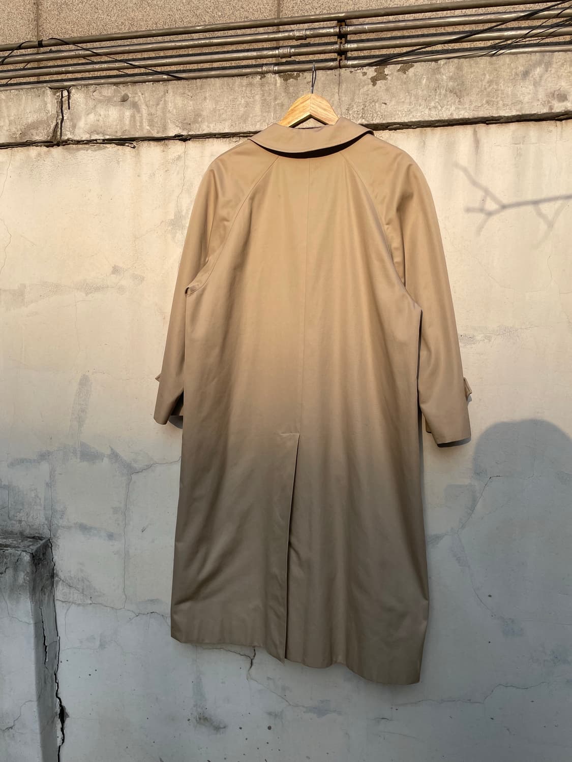 Burberrys Beige Balmacaan Coat  상품이미지4