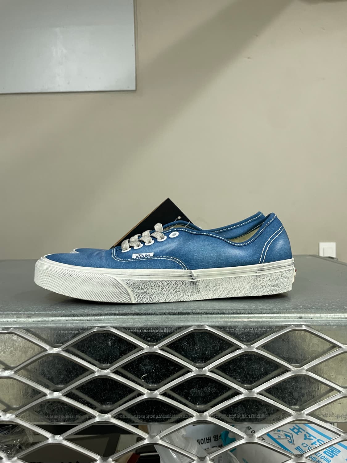 반스 어센틱 웨이브 워시드 블루 250(새상품) 상품이미지1