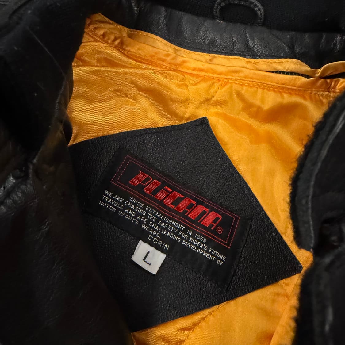 [정품/L] Plicana 모터사이클 라이더 레더 가죽 자켓 상품이미지5