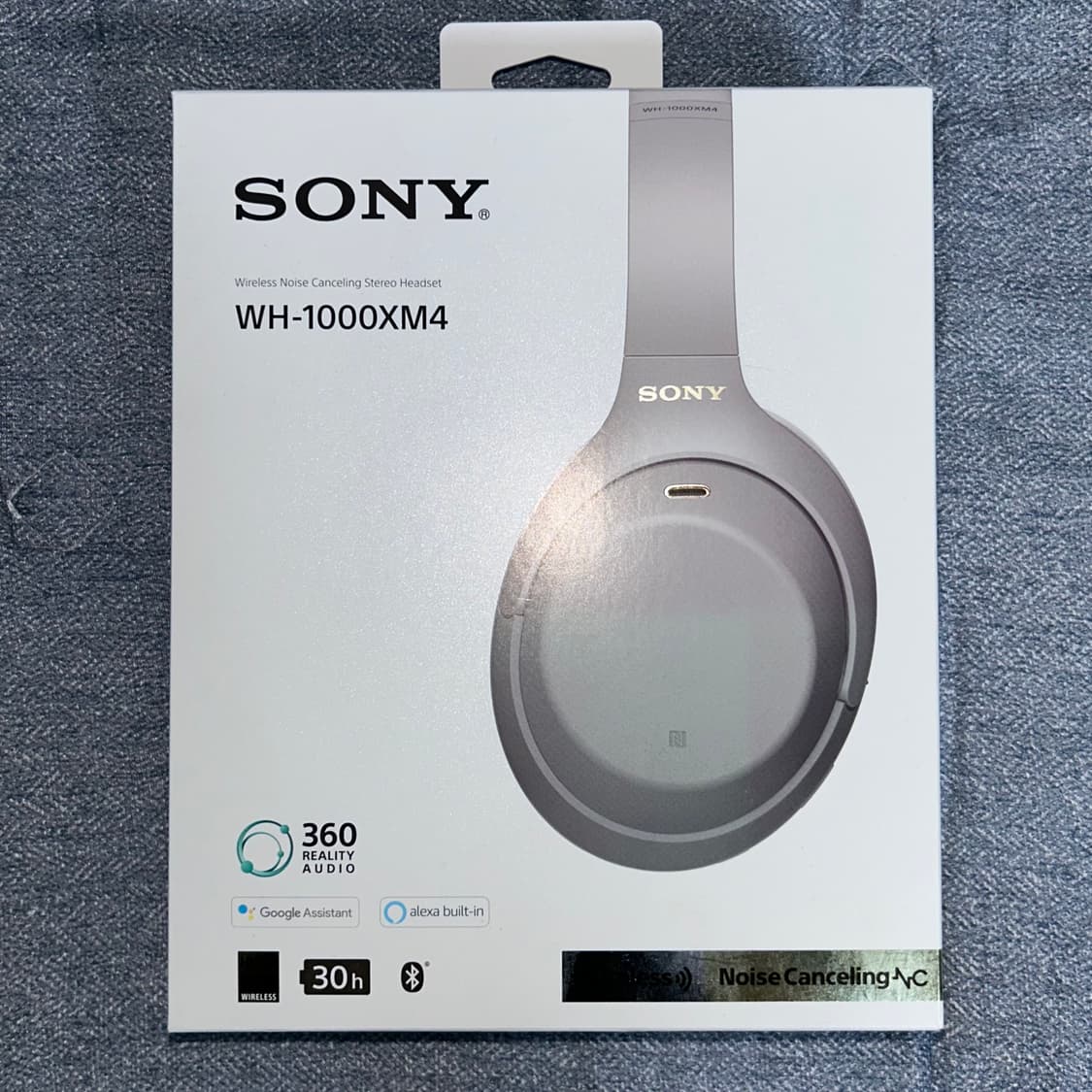 소니 WH-1000XM4 플래티넘 실버 상품이미지1