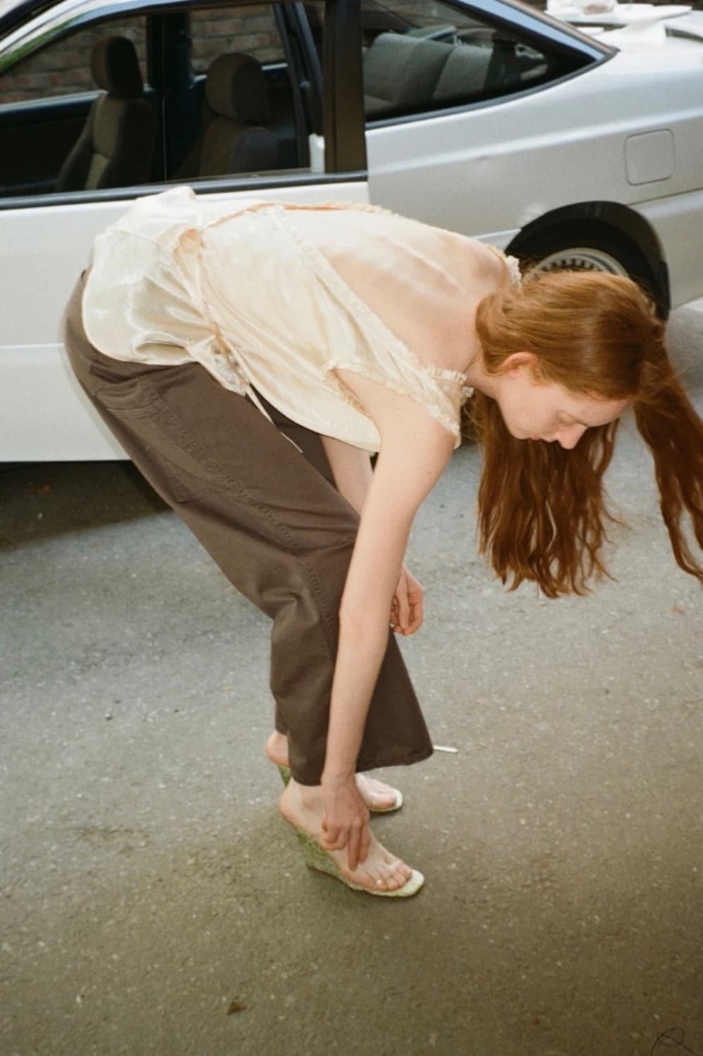 리본빛 카펜터 코튼 팬츠  상품이미지1
