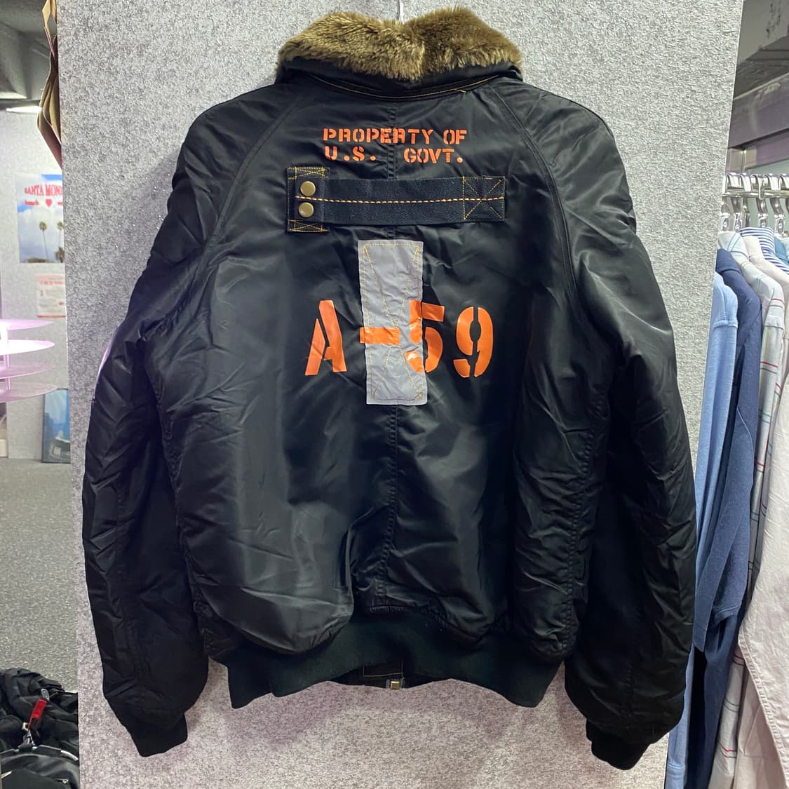 알파인더스트리 55주년 B-15 항공점퍼 자켓 B4074  상품이미지8