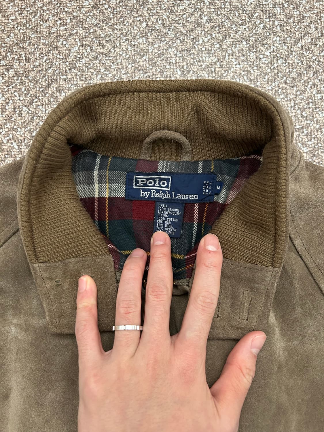 폴로 스웨이드 바라쿠타 러프아웃 자켓 상품이미지3