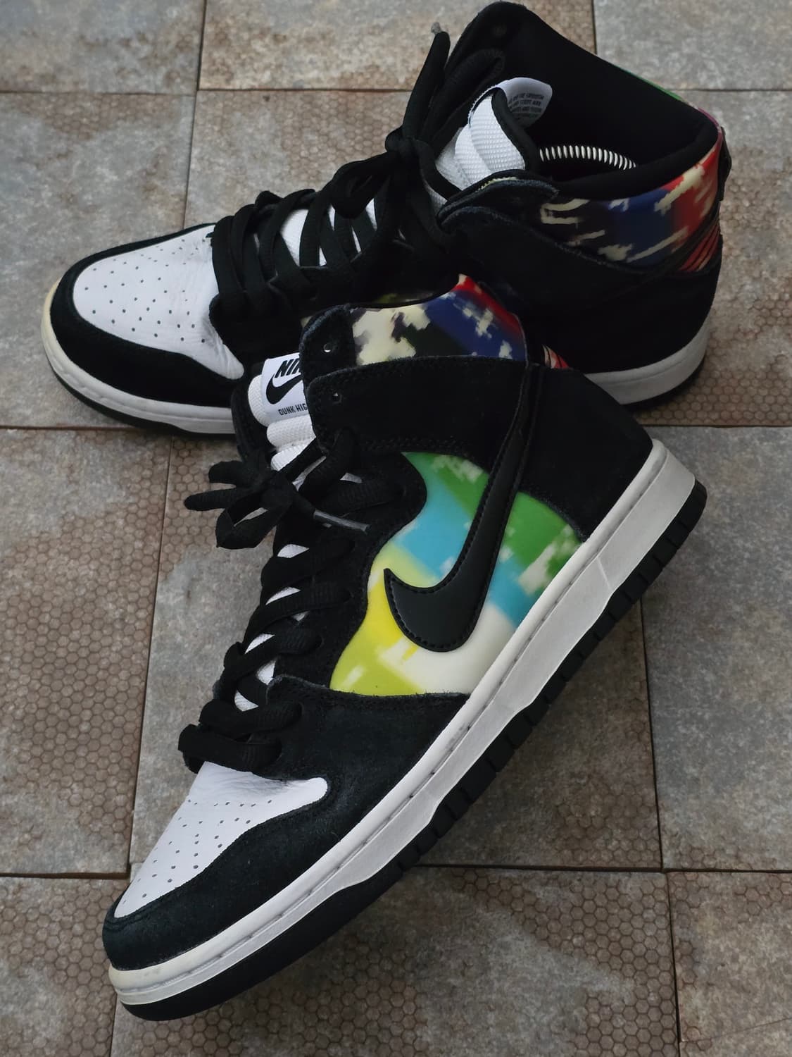 (270)나이키 sb 덩크 하이 프로 테스트 패턴 상품이미지3
