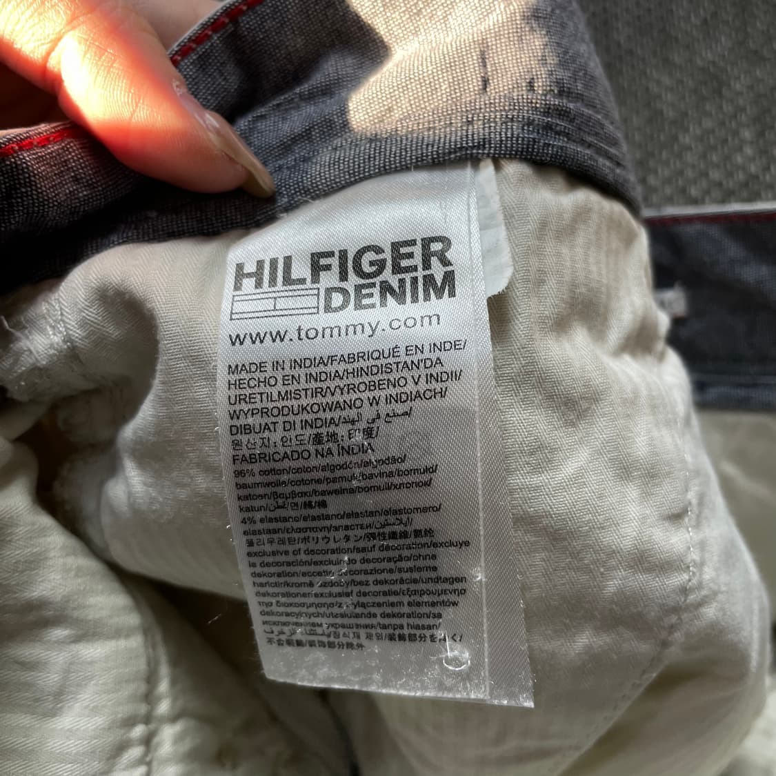 (30) 타미힐피거 크림 코튼 팬츠 상품이미지6