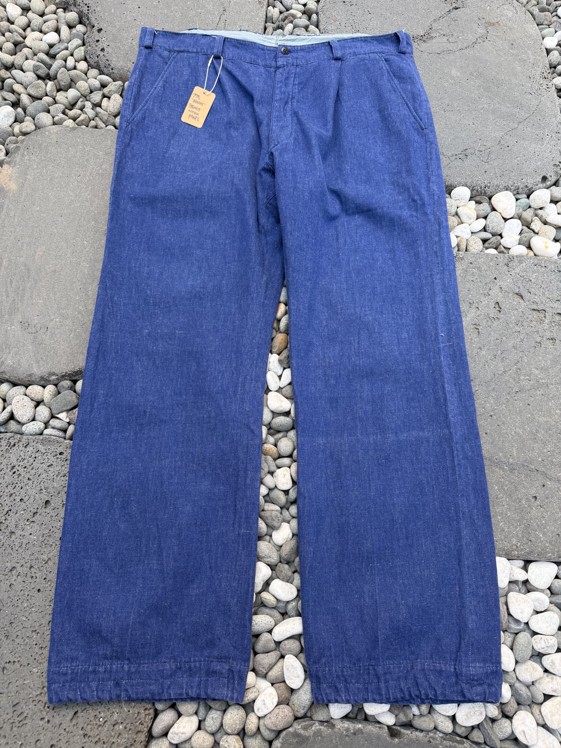 1970s FRENCH WORK DENIM WIDE 데님 프렌치워크팬츠 상품이미지1