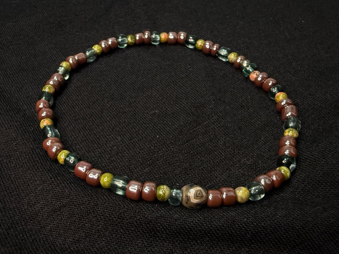 simple Brown&green bracelet 상품이미지2