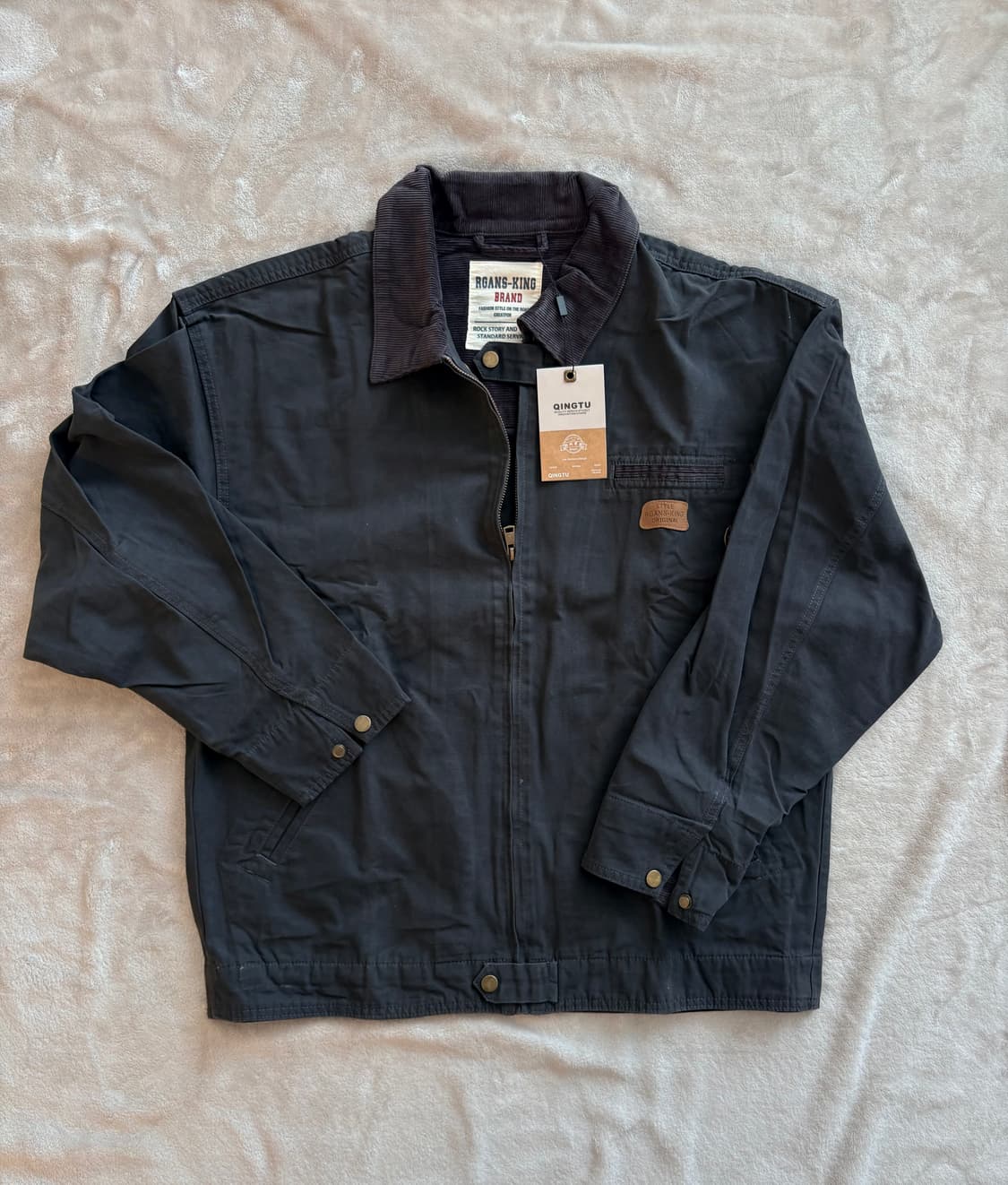 워크자켓 다크그레이 완전 새제품, 사이즈 XL 상품이미지1