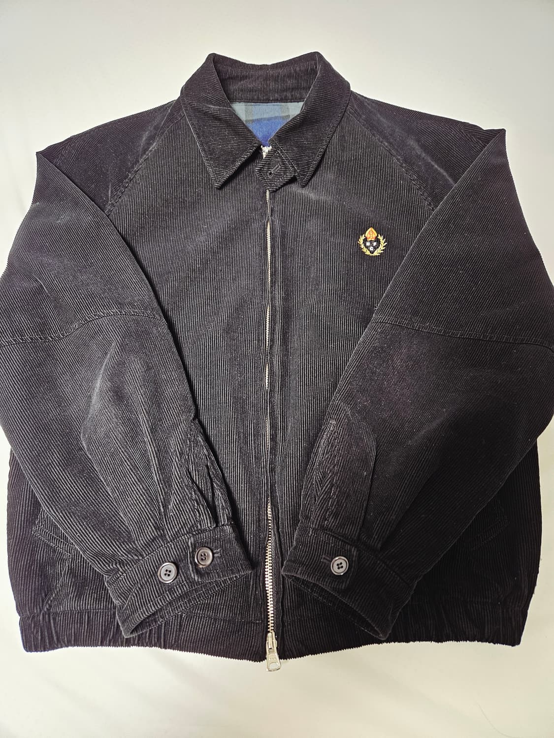 헤리티지플로스 코듀로이 블루종 블랙 s 상품이미지2