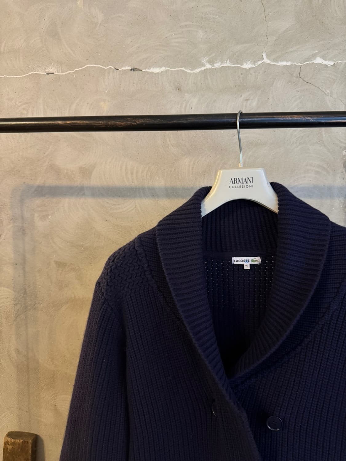 라코스테 숄칼라 니트 100 상품이미지2