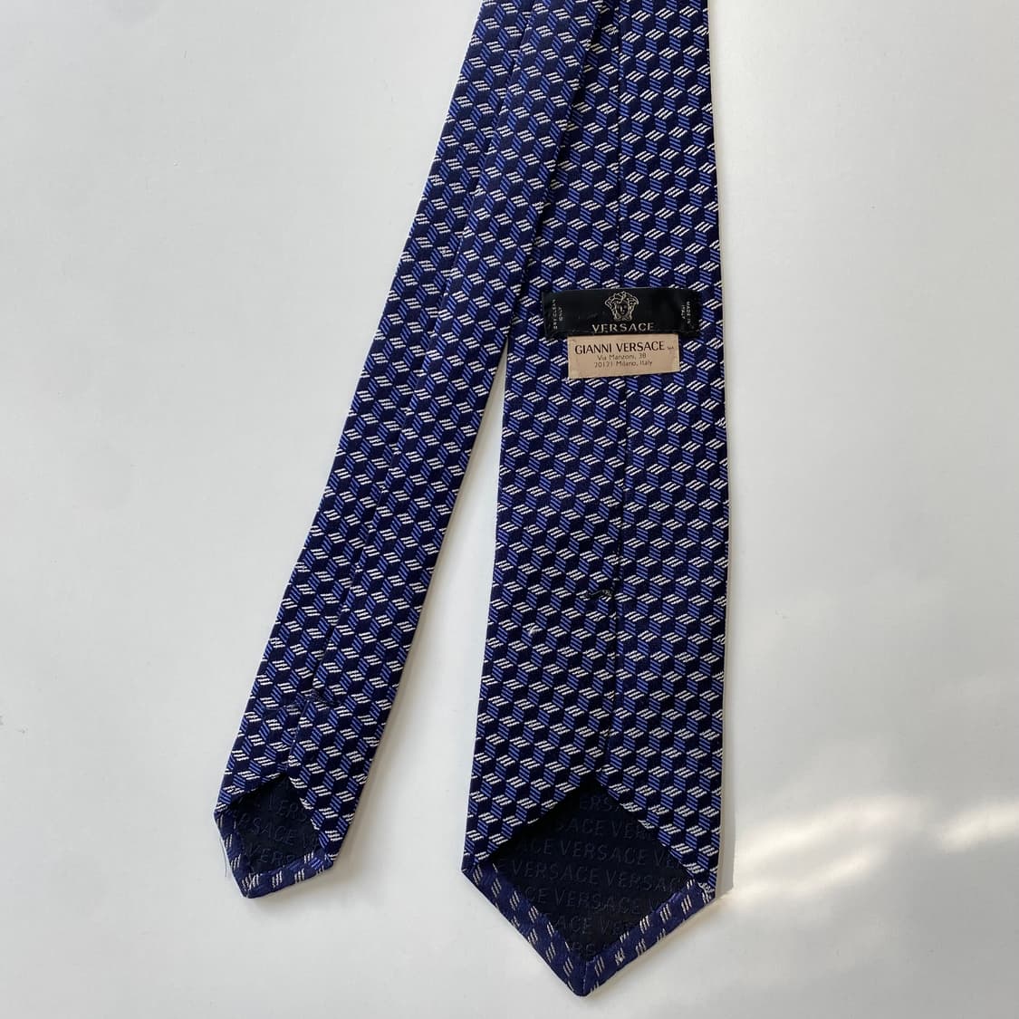 Gianni Versace 베르사체 심플로고 정품 명품넥타이7.8cm 상품이미지3