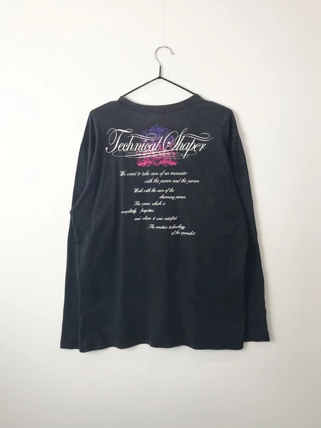 Active Time Script Graphic Long Sleeve 상품이미지5