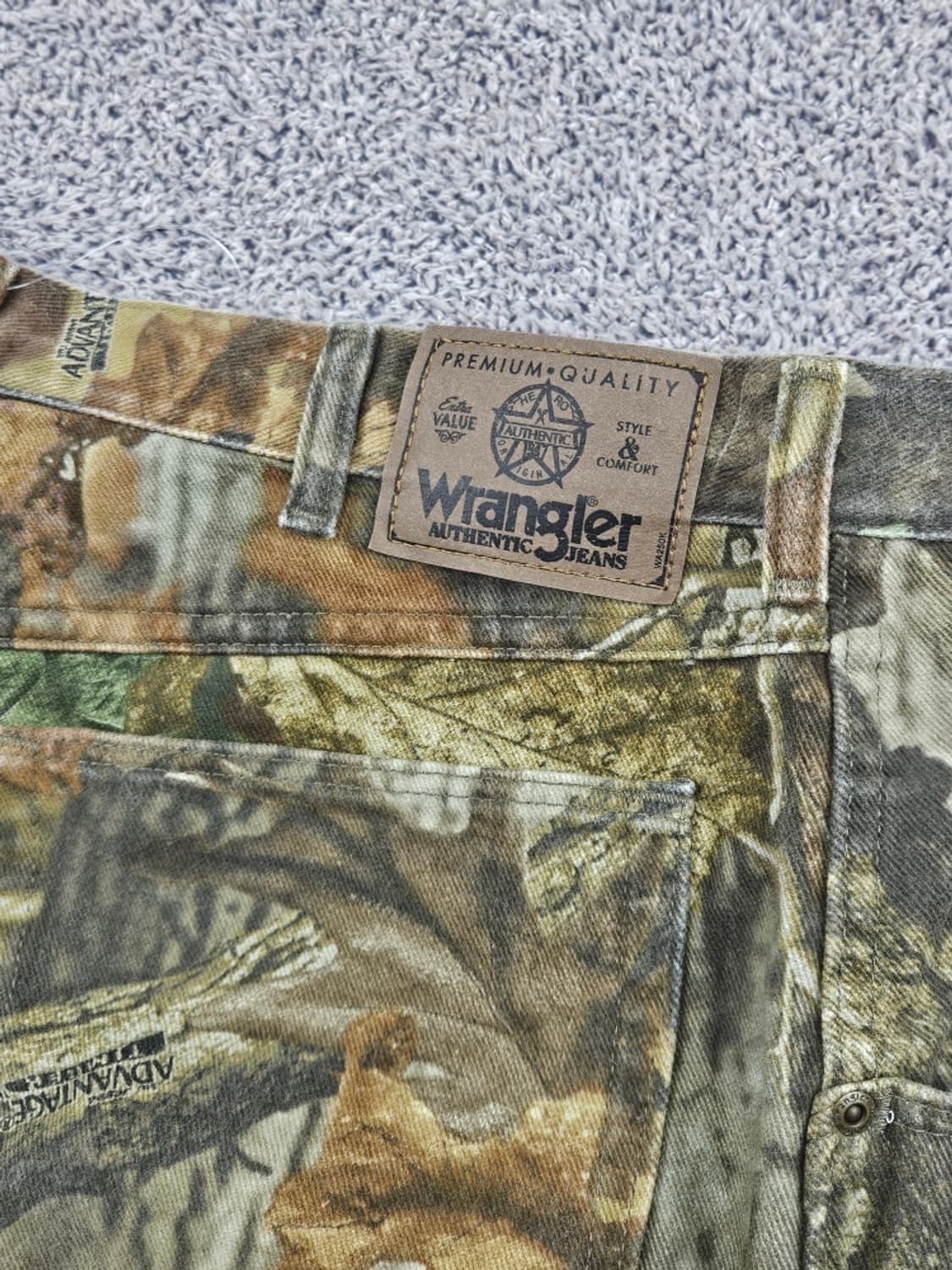 랭글러 리얼트리 패턴 더블니 워크 팬츠 ( 34X30 ) / 11557 상품이미지8