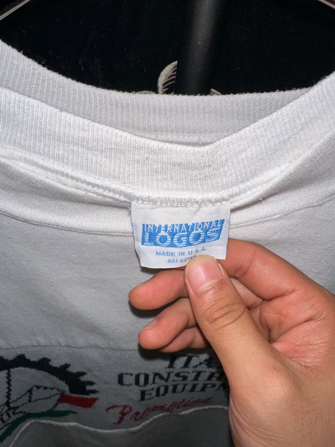 90’s Logos Italian logo material sweat 상품이미지10