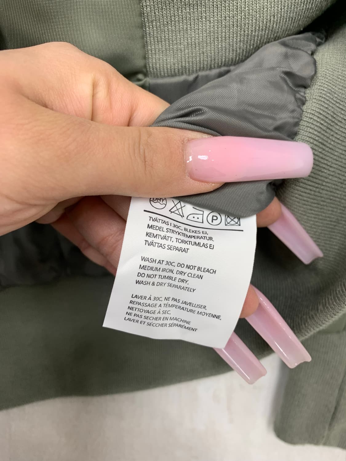 Mosco 카키 밀리터리 블루종 #472 상품이미지5