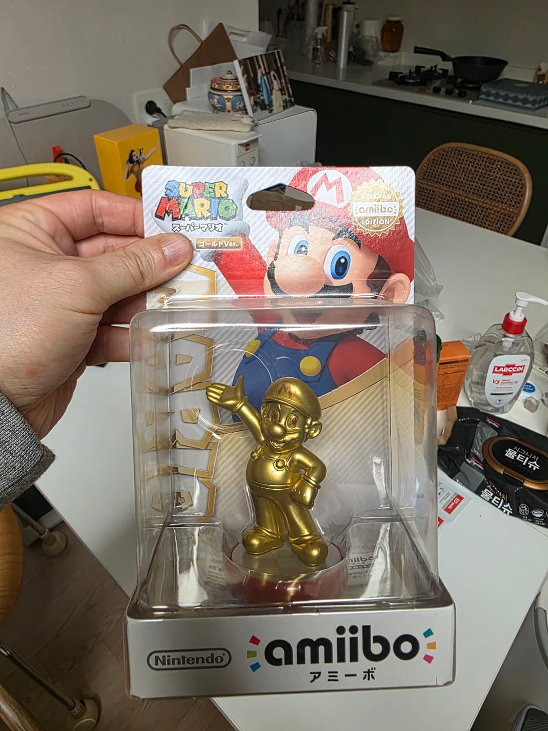 [미개봉]닌텐도 아미보 마리오 골드 피규어 상품이미지2