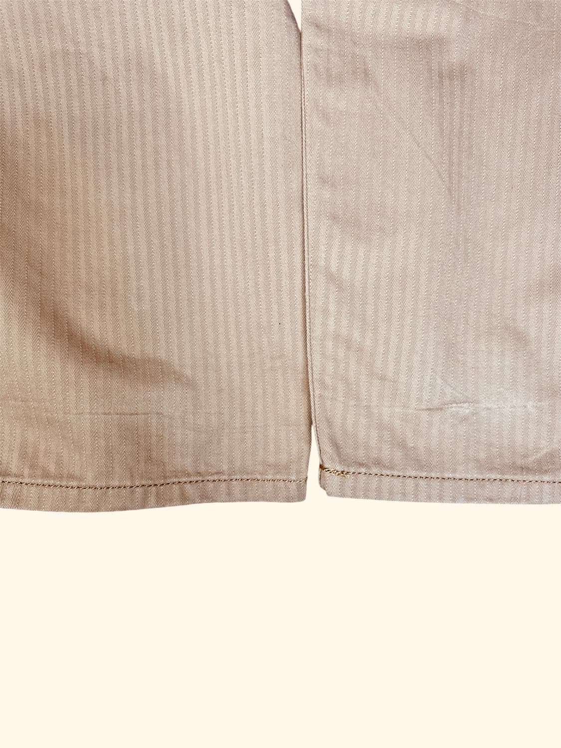 빈티지 데빌락 DEVILOCK 지퍼 헤링본 카고 팬츠 베이지 XL 상품이미지9