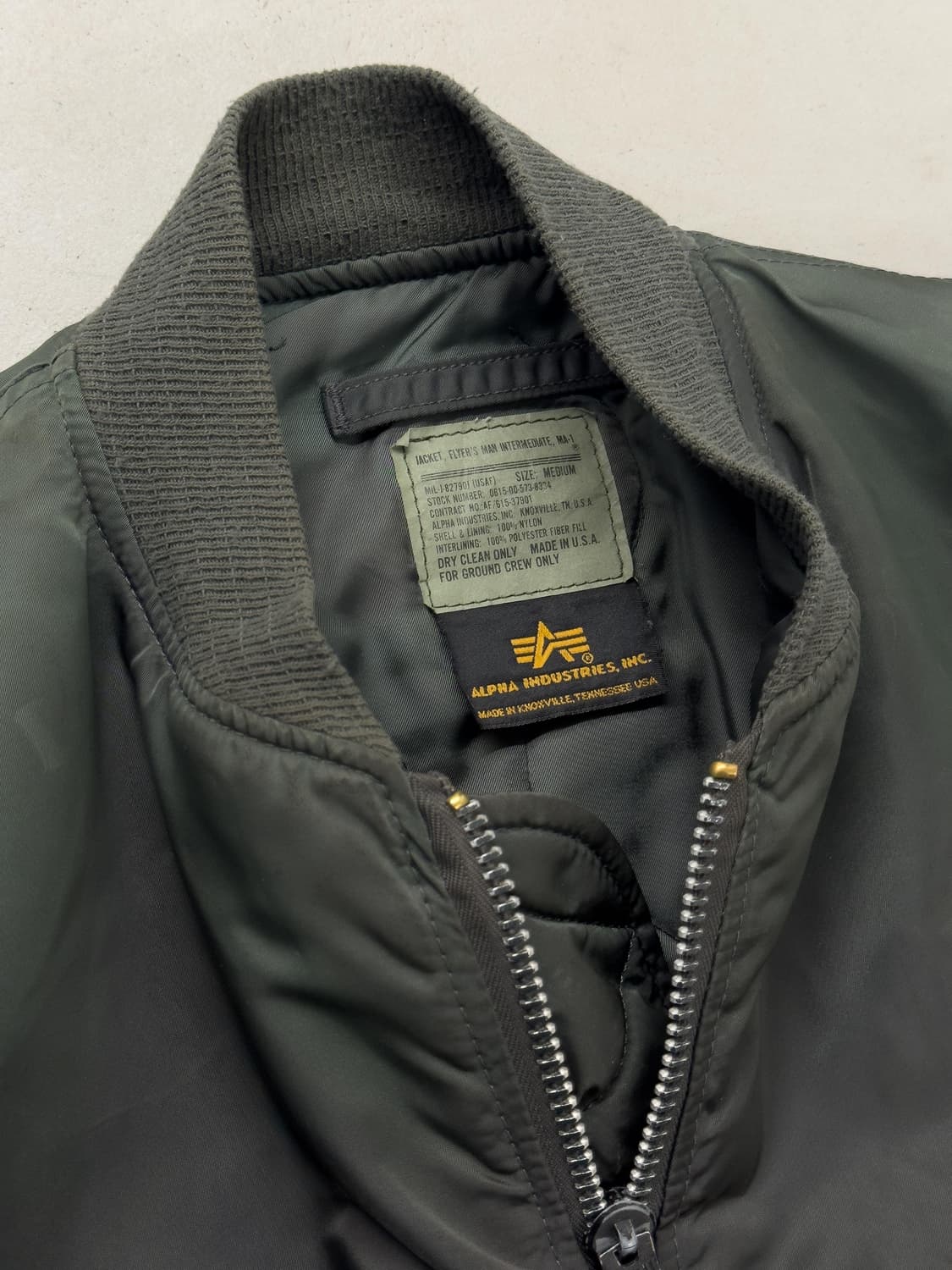 90년대 알파인더스트리 MA1 상품이미지4