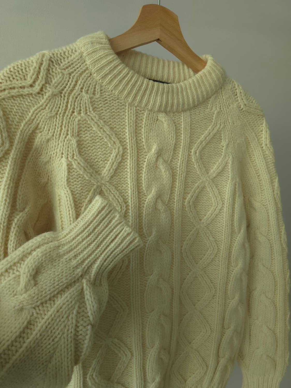 Giovanni 울100% 케이블 니트 상품이미지4