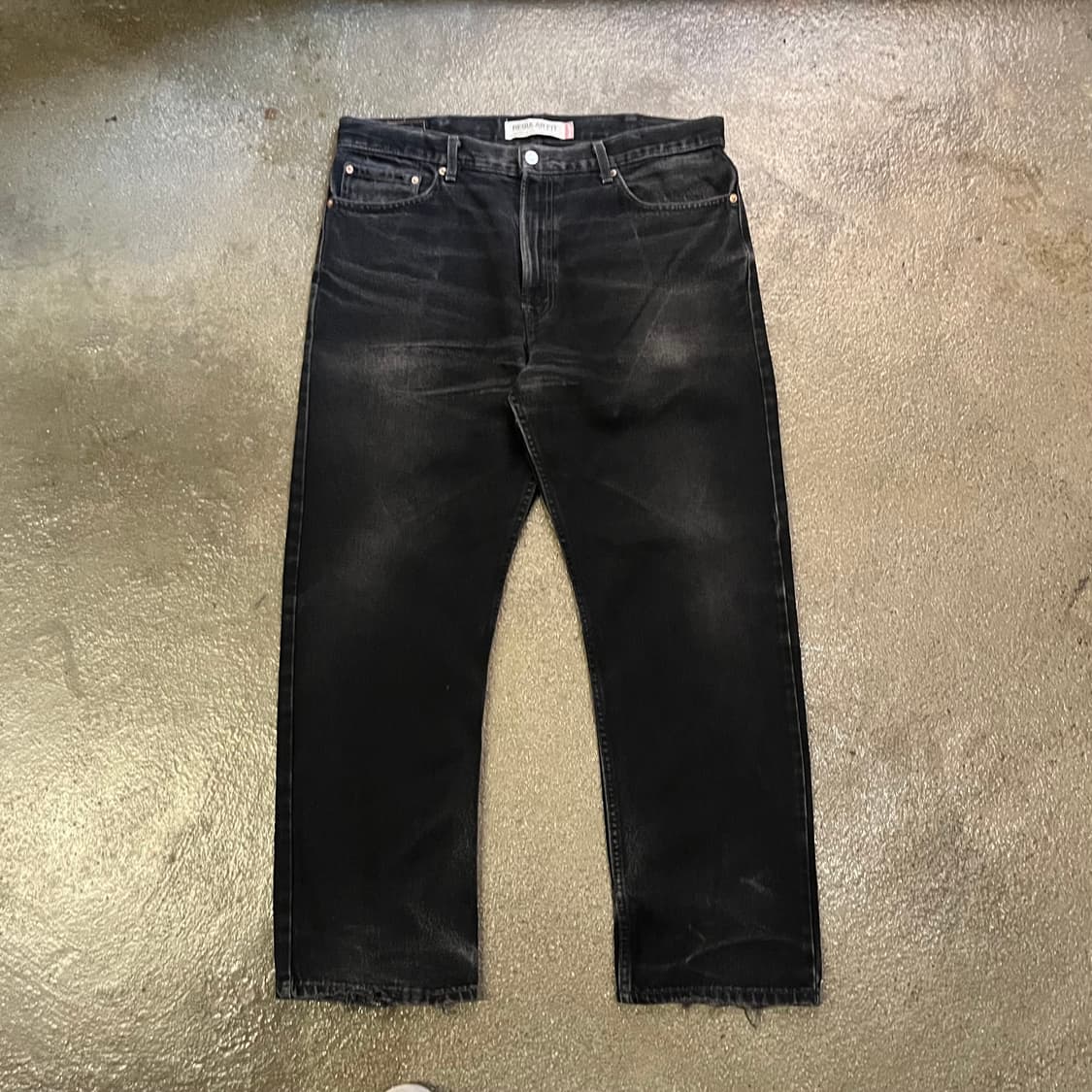 00s Levis505 블랙 워싱진 (38”) 상품이미지3