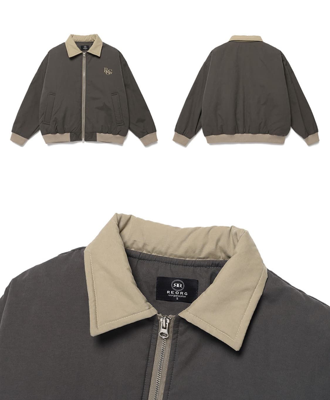 새제품 리올그 점퍼 잠바 블루종 상품이미지3