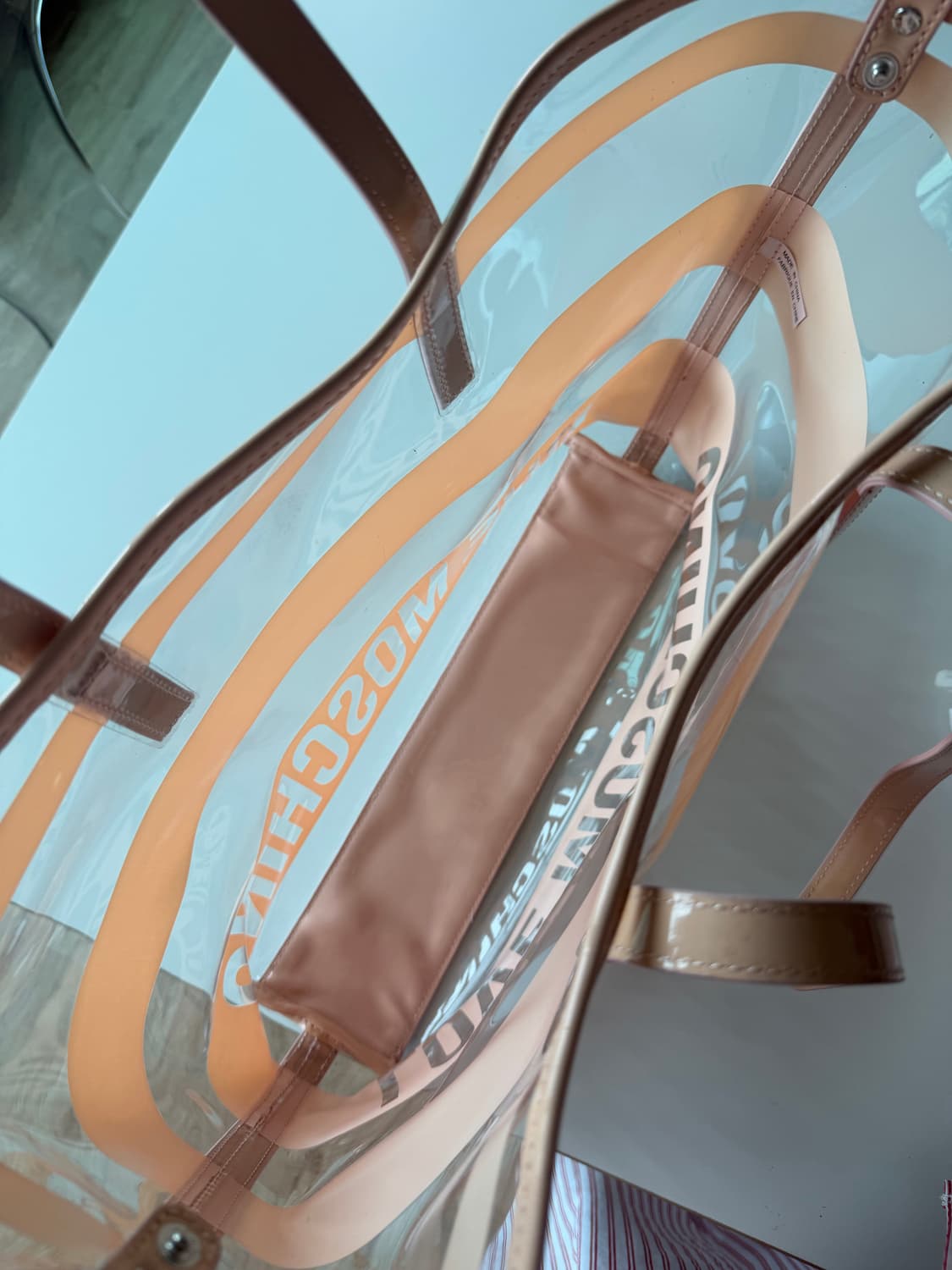 Love Moschino pvc 미사용 쇼퍼백 상품이미지6