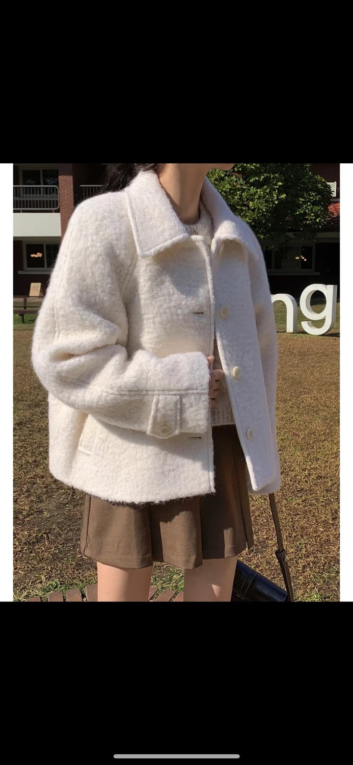 디어먼트 덤블 하프 싱글 코트 상품이미지1