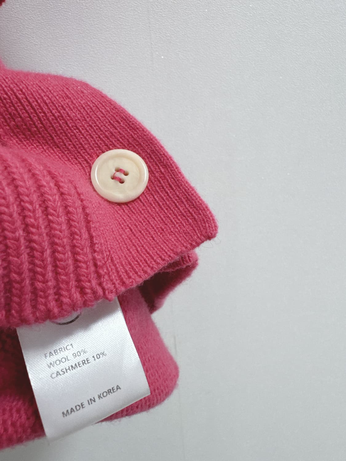 넘버프로젝트 울 캐시 베스트 가디건 상품이미지6