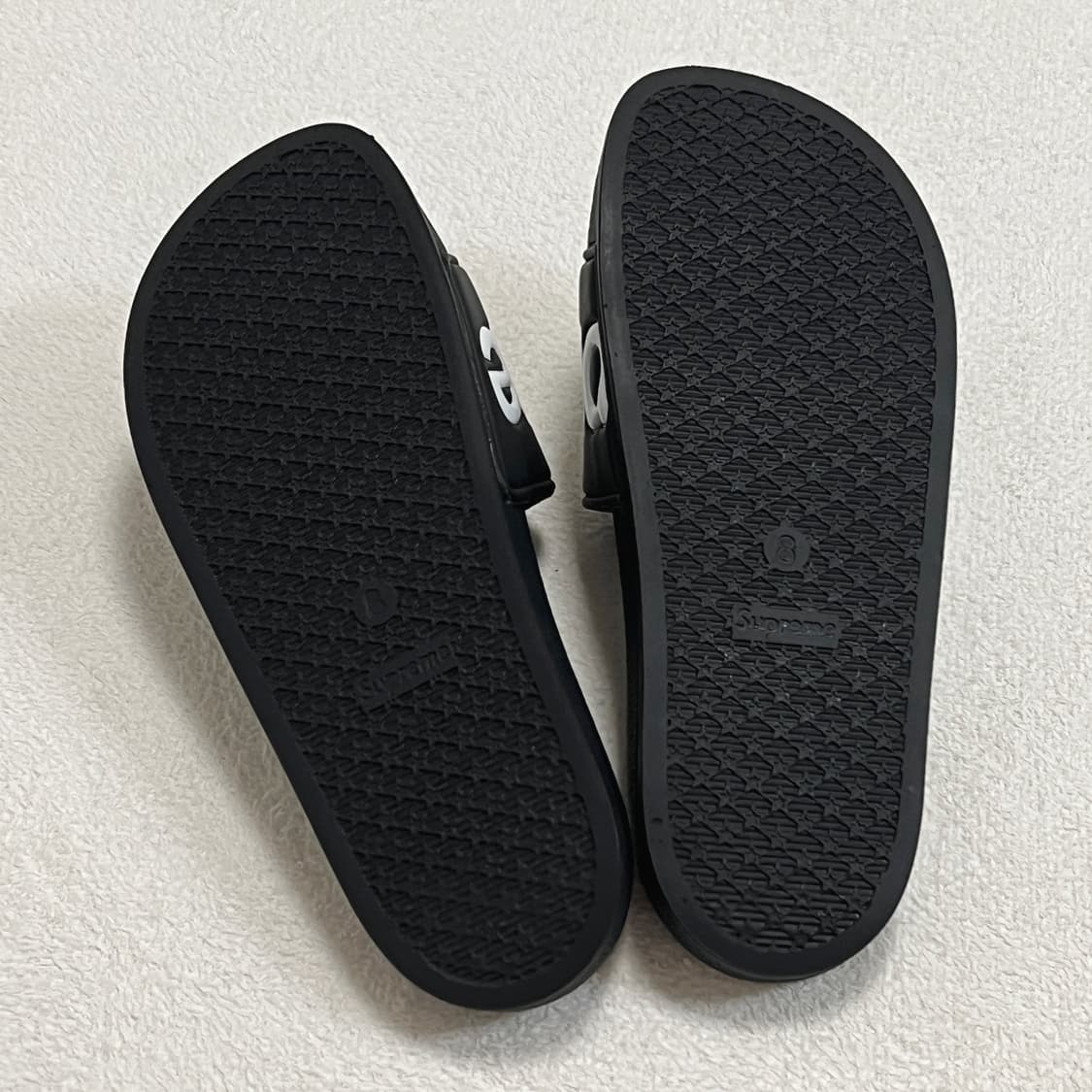슈프림 14SS 슬라이드 슬리퍼 블랙 상품이미지5