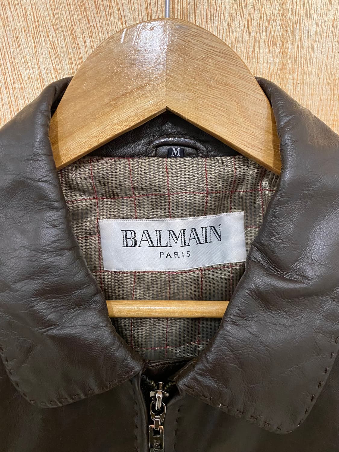 BALMAIN leather jacket 발망 레더 자켓 상품이미지4