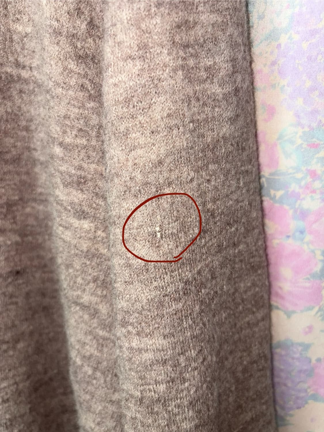 베이지 울 후드 가디건 상품이미지9