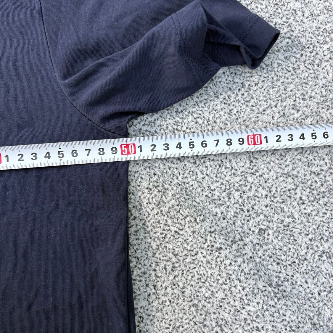 M 무신사스탠다드 반팔티 라운드 네이비 0311J 상품이미지5