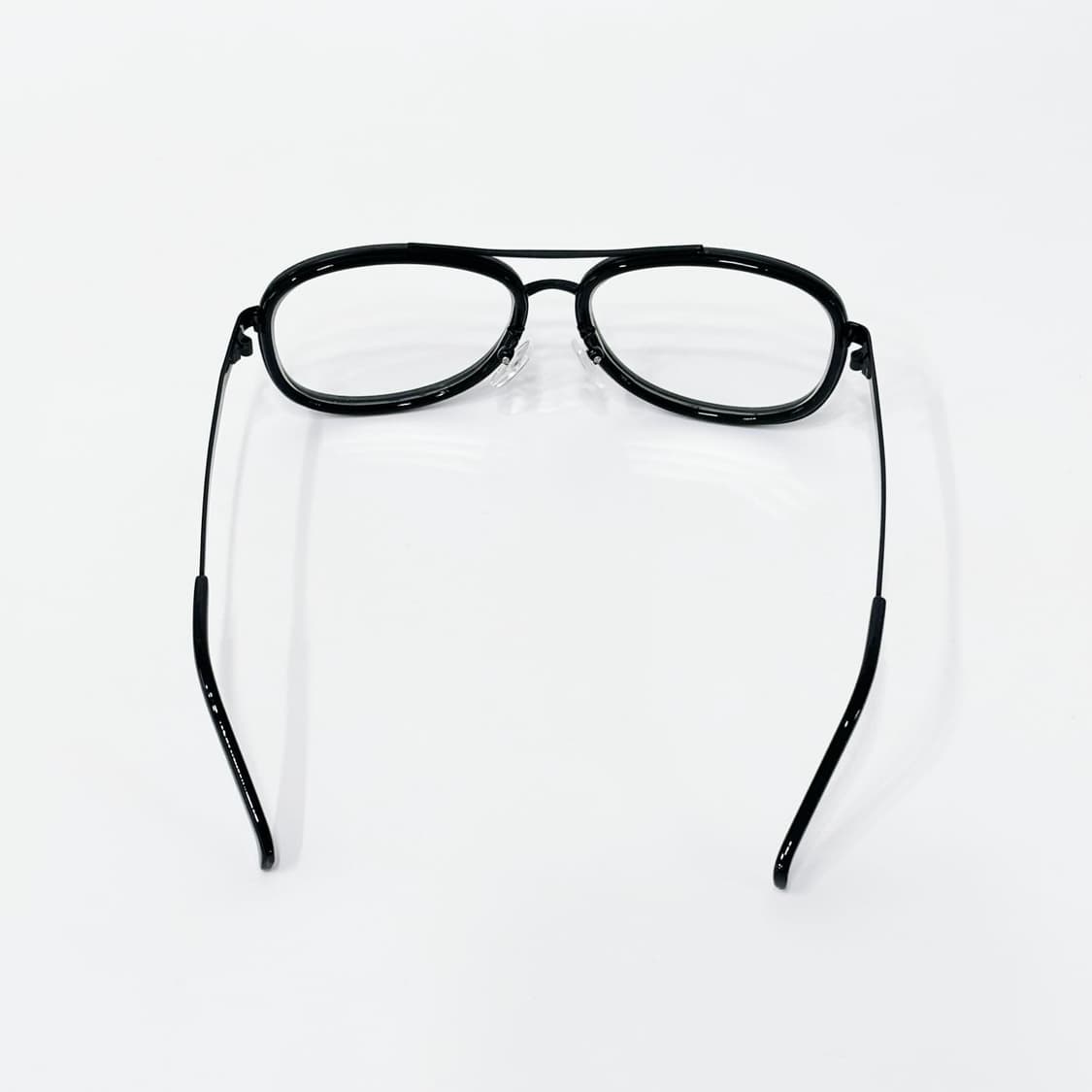 더블 브릿지 블랙 뿔테 데드스탁 빈티지안경 상품이미지4